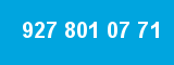 927 801 07 71 927 801 07 71